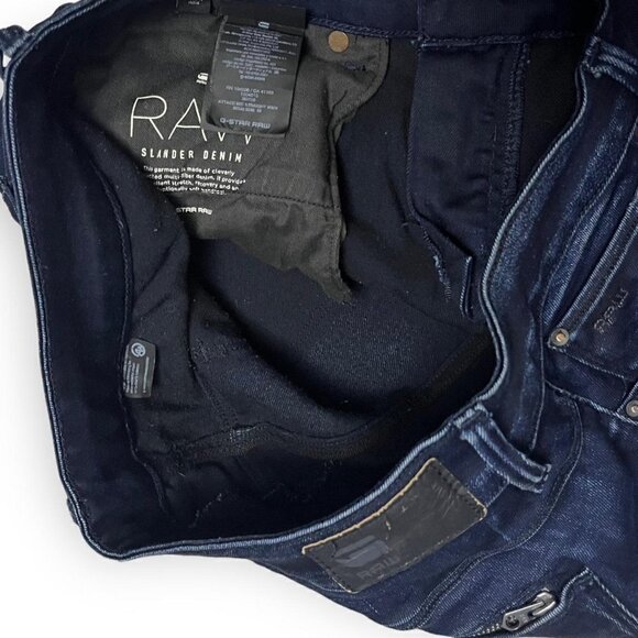 G-Star Raw STRETCH Attacc Mid Straight Womens Designer Streetwear Denim Jeans - Picture 4 of 4